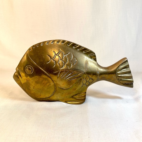 Vintage Brass Fish